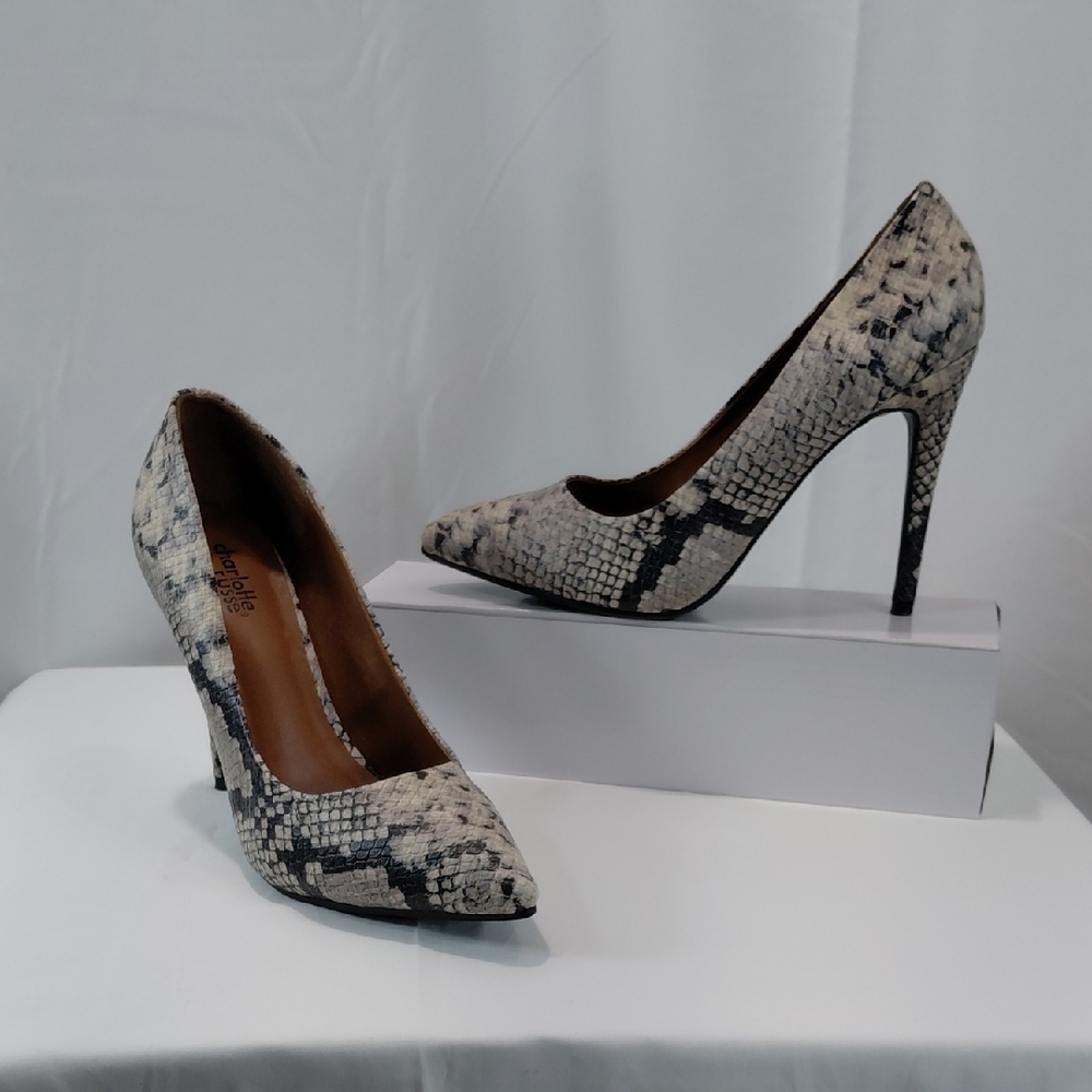 Charlotte Russe Snakeskin Heels